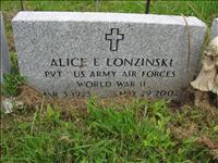 Lonzinski, Alice E